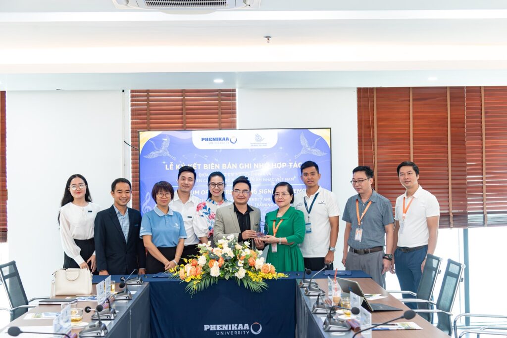 Viện Nghiên cứu Đào tạo Phát triển Âm nhạc Việt Nam ký hợp tác thỏa thuận hợp tác với trường Đại học Phenikaa