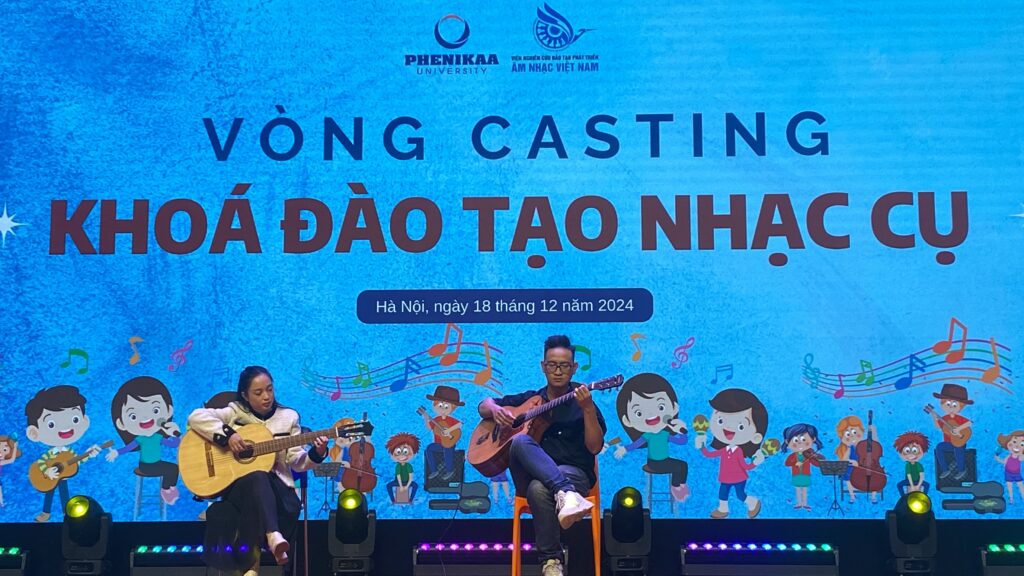 Casting khóa đào tạo nhạc cụ